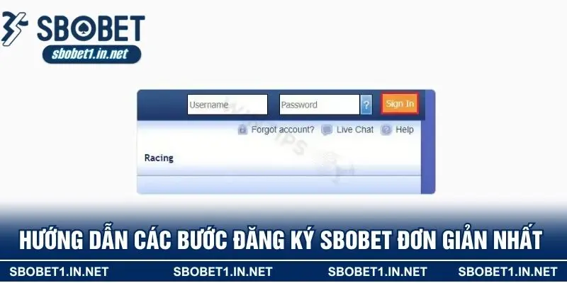 Hướng dẫn các bước đăng ký Sbobet đơn giản nhất 