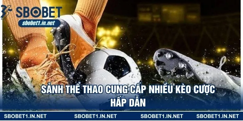 Sảnh thể thao cung cấp nhiều kèo cược hấp dẫn